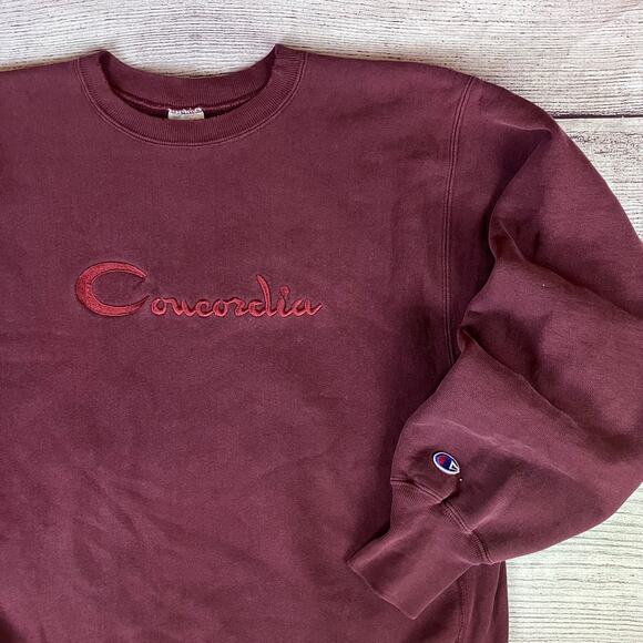 Vintage 1990s Concordia Champion Reverse Weave Crewneck - Picture 1 of 7